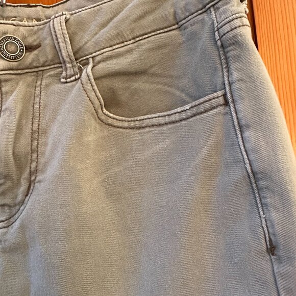 American Eagle Outfitters Tomgirl Super Stretch Pants - 2 Short, Sage Green - Picture 3 of 10